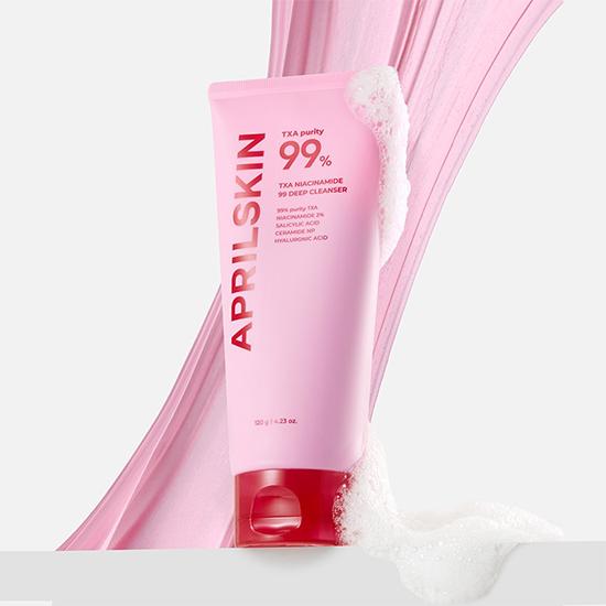 Aprilskin TXA Niacinamide 99 Глубоко очищающее средство 120 г
