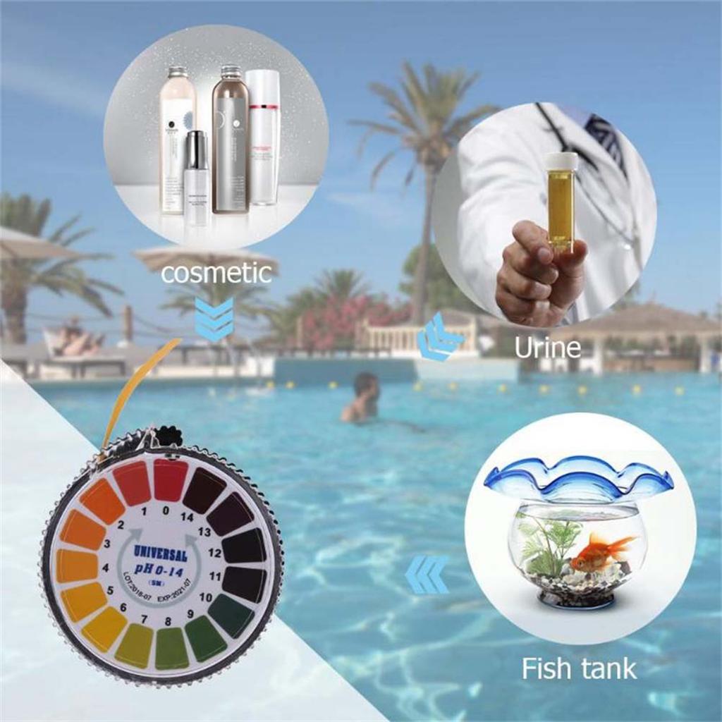 5 м/рулон Тестовая бумага для измерения уровня pH Тестовые полоски для измерения уровня pH Бумага для измерения уровня pH воды и слюны