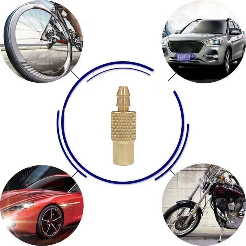 Автоматический зажим для воздушного насоса, портативный латунный надувной зажим, соединительный адаптер, инструменты для подключения клапана для шин автомобилей и грузовиков
