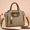 Высококачественная женская сумка из кожи с ретро-принтом, роскошная дизайнерская женская сумка из Бостона, сумки через плечо большой емкости