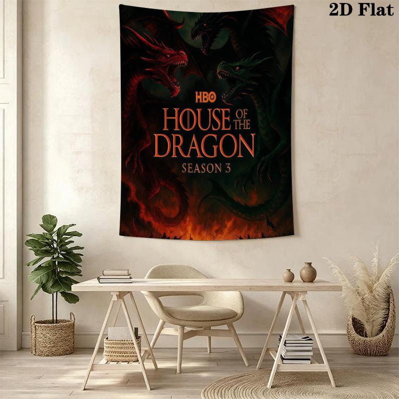 House Dragon Saga Threepiece Set 1 Duvet Cover 2 Pillowcase Without Core Bedding Set Christmas Birthday Gift Soft And Comfortable Bedding