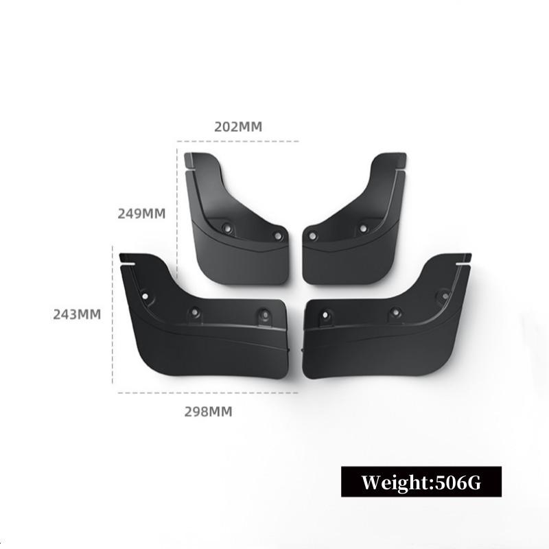 For Tesla Model Y 2025 Juniper Car Front Rear Wheels Fender TPE Anti-Snow Anti-Sand Fender Auto Car modification accessories