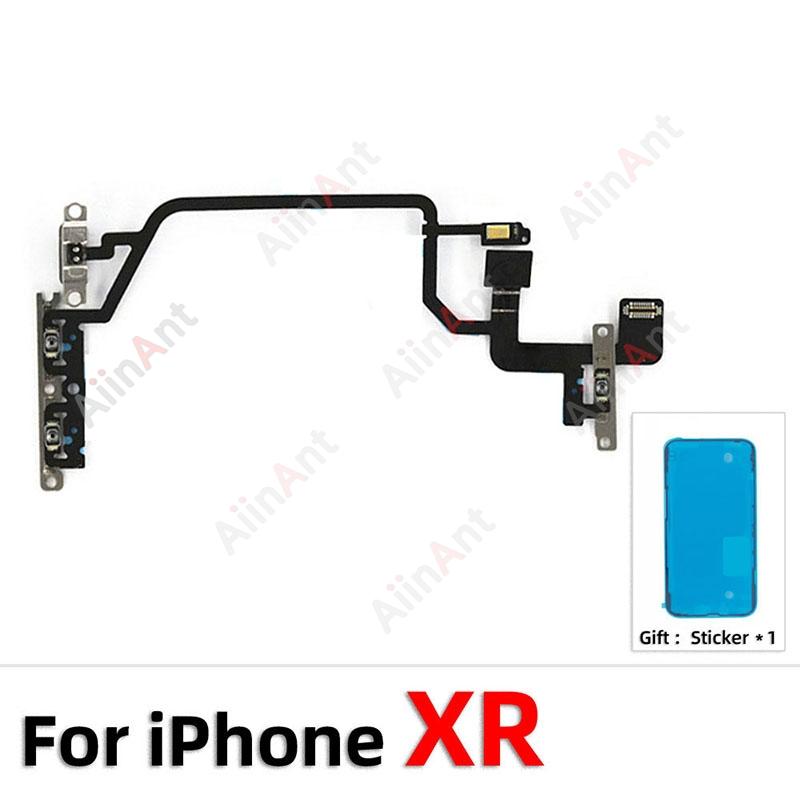 Power Volume Buttons FlashLight Power Flex Cable For iPhone 11 Pro X XR Xs Max 5s SE 6s 7 8 Plus SE 2 3 2020 2022 With Sticker