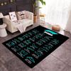 Formula Calendar Floor Mat Design for Playrooms Decorate room Entryway Dining Room Anti-slip Rug Decorate Offices Spiritual Gift
