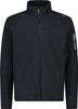 Куртка мужская CMP Fleece Jacquard-Knit-Tech Jacket (38H2237) Herren-Fleece Jacquard-Knit-Tech mit Rautenmuster antracite/nero
