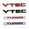 Автомобильные модифицированные буквы 2,4 210 220 370 GK5 VTEC I-VTEC Turbo VTI VTI-S AWD модифицированные металлические наклейки на корпус автомобиля наклейки на багажник автомобиля