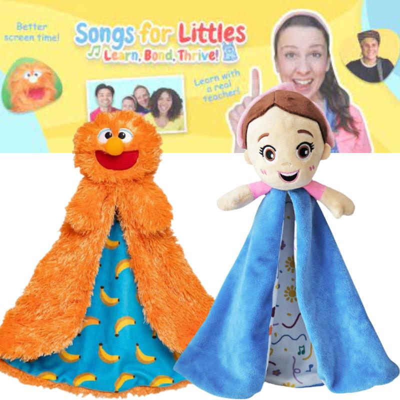 Очаровательная плюшевая кукла Мисс Рэйчел, мягкая игрушка для девочек, милый, умный, приятный компаньон 30 см в синем комбинезоне