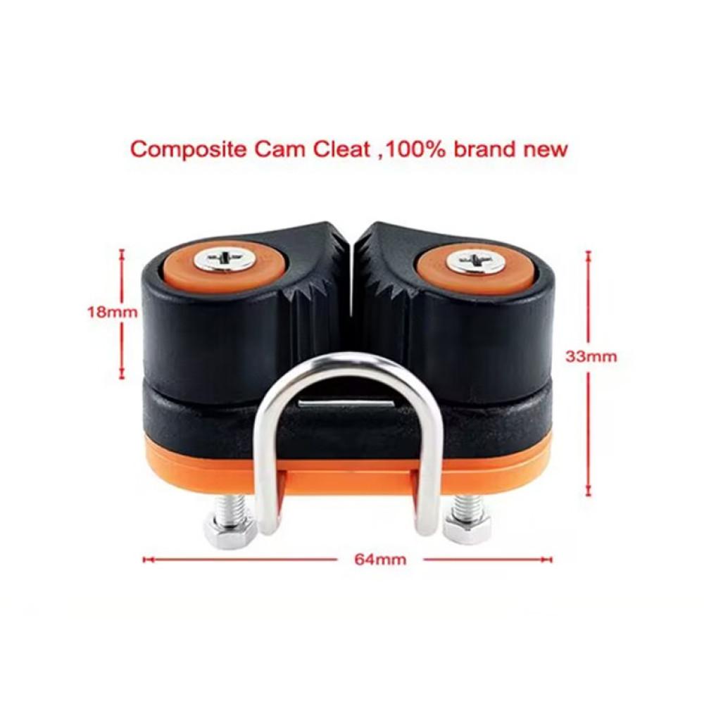 Композитный 2-рядный шариковый подшипник Matic с ведущим кольцом Оборудование для пилатеса Лодка Быстрый входной трос Проволока Fairlead Парусный спорт