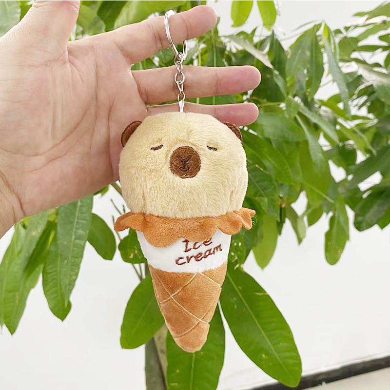 Причудливый плюшевый брелок-кукла в виде медведя-мороженого, мягкая плюшевая игрушка для детей и коллекционеров