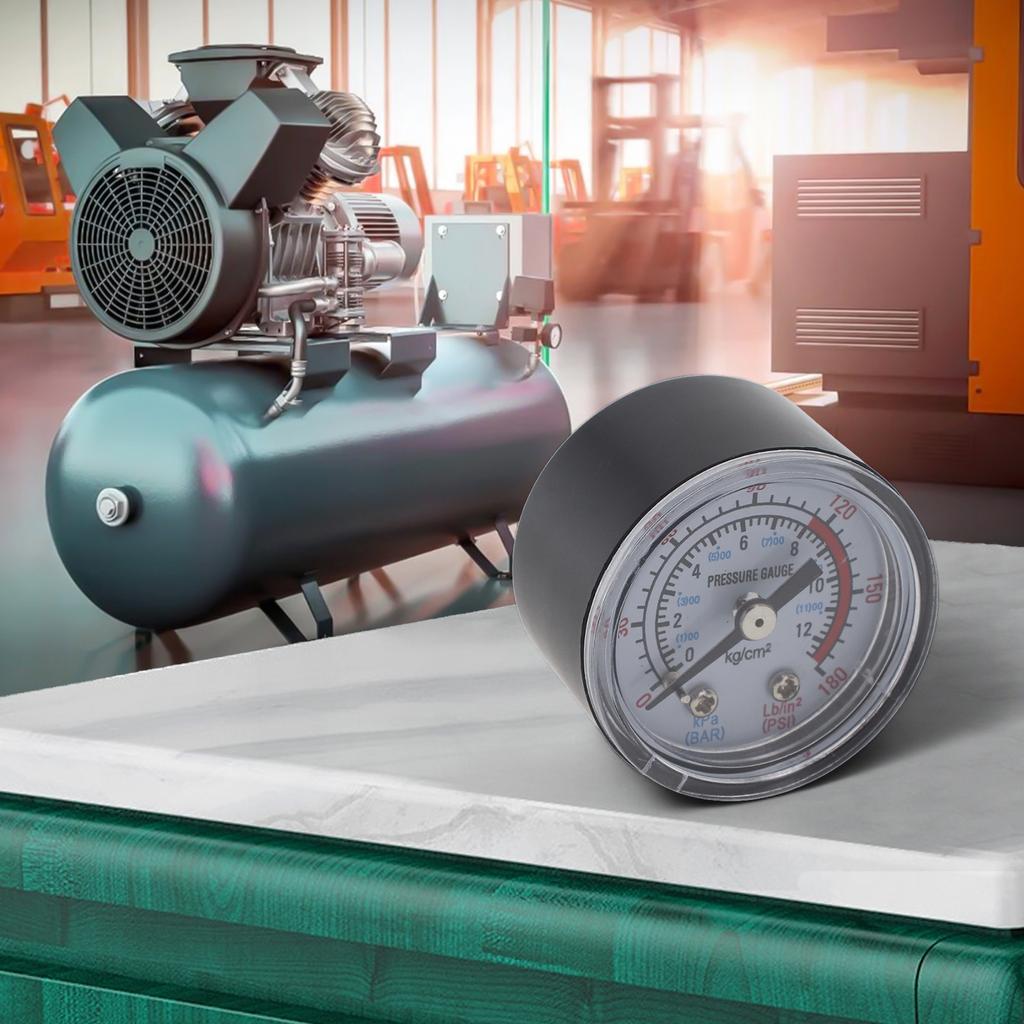 1pc Pressure Gauge For Air Compressor Power Tools Replacement Accessories Y40 Y50 0-180PSI Water Liquids Meter Pressure Gauge