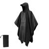 Rain Rain Comes with Storage Bag [Moli&Hani] Men's Raincoat, Poncho, Women's, Bicycle, Multifunctional, Rainwear/Tarp/Ground Sheet, 3-way, Waterproof,