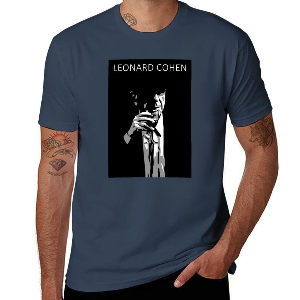 Leonard Cohen - Tribute T-Shirt man graphic t shirt man t shirt graphic man t shirt cotton high quality T-Shirt