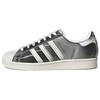 Superstar Silver Metallic Unisex Sneakers Footwear-White Core-Black H00238