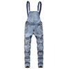 Fashion Men's Denim Overalls Suspenders Men's Jeans New Pants Jumpsuit Tide