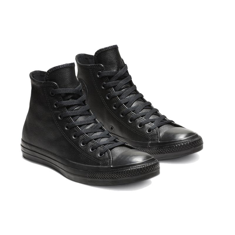 Converse Chuck Taylor All Star Кожаные Высокие Кеды Классические Универсальные Высокие Кеды Холщовые Унисекс Черные