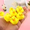 5Pcs Bath Toy Squeaky Duck Baby Water Toy Compact Children Hearing Development Toy for Home Bathroom