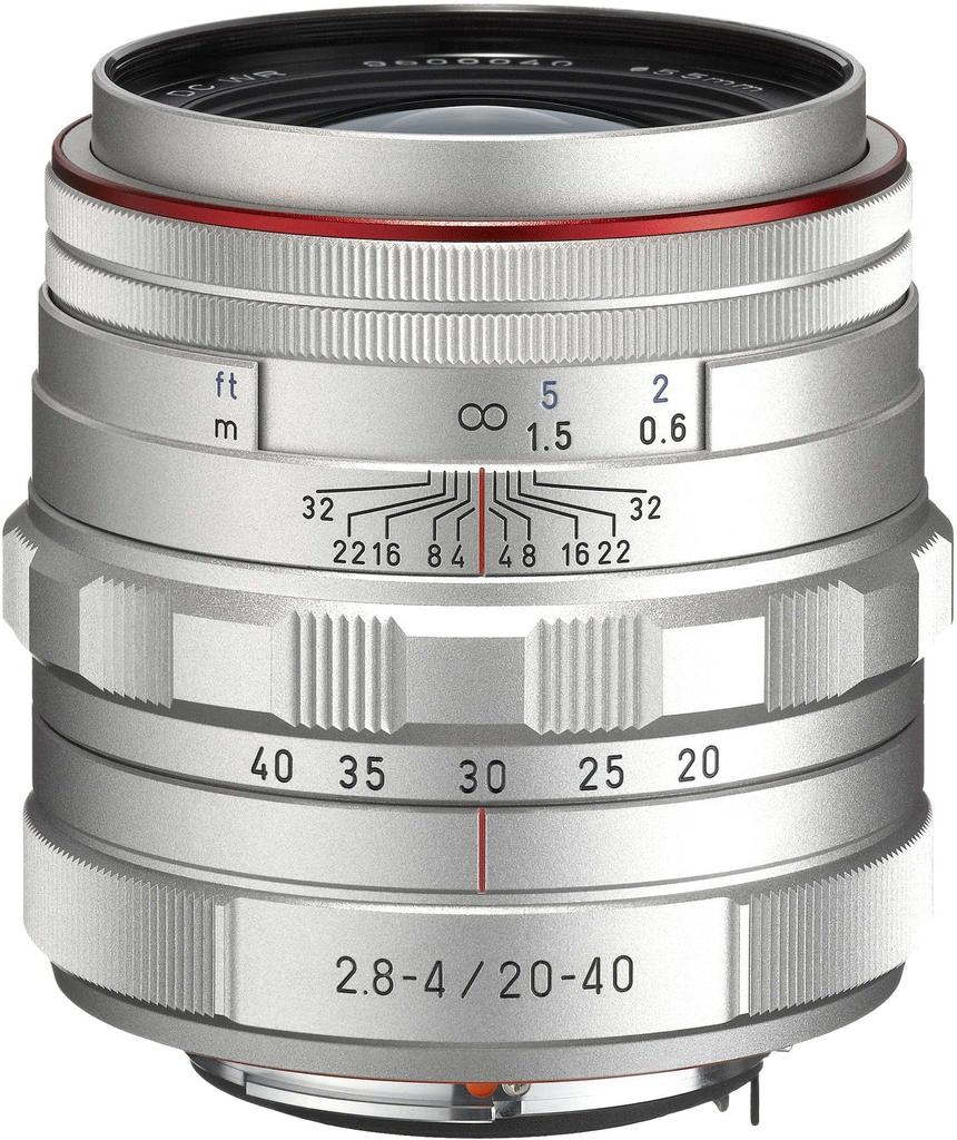 Pentax HD Limited DC WR Silver Standard Zoom Lens Limited Machined Aluminum Image HD DC K Series SLR Cameras Equipped with Image 23010 PENTAX-DA