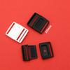 10pcs Black&White Curved Buckle Lock Plastic Safety Buckles New Travel Bag Buckles  Outdoor Tool