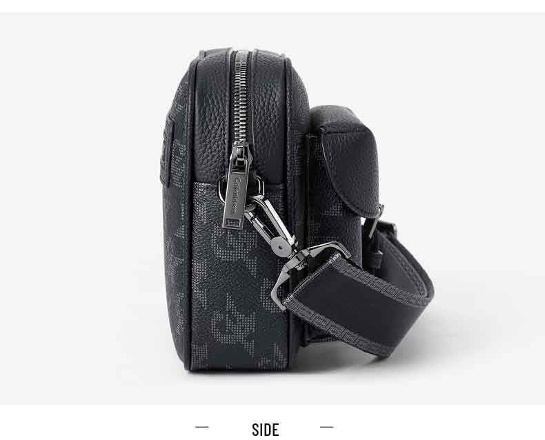 Французский бренд Мужская мягкая коровья кожа Кроссбоди и Клатч Сумка для телефона