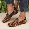 Fashion Women Flats New Sexy Elegant Casual Loafers Leopard Print Wear-Resistant Flat Shoes Comfortable Walking Flat Shoes for Women