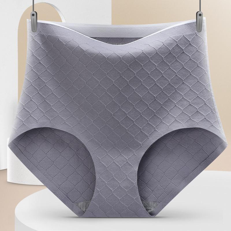 Panties Female Cotton High-waisted Buttocks Seamless Pants Ladies Pants for Woman EMA