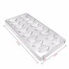 Hot Selling Polycarbonate Cocoa Chocolate Molds 3D Coffee Bean Jelly Moulds Soft Sweets Water Drop Plastic Mould DIY Candy Tool