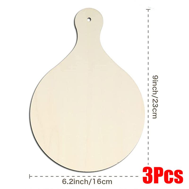 3/6/10Pcs Wooden Mini Cutting Board Unfinished Wood Craft Board Christmas Children DIY Graffiti Painting Blank Chopping Board