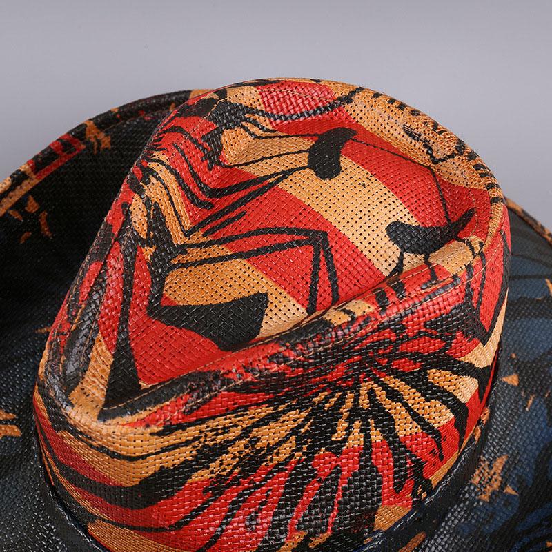 Винтажная джазовая шляпа в стиле пастушки, новая соломенная ковбойская шляпа в стиле вестерн, весна-лето, панама, пляжная шляпа от солнца, сомбреро, хомбре