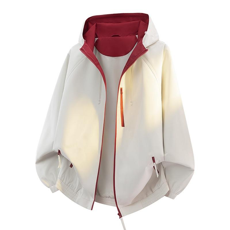 1011 Spring New Jacket Men's and Women's Couples Casual Versatile Outdoor Windproof Sports Jacket 1001