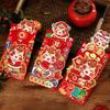 4pcs Paper Red Envelope Traditional Money Pouch Fortune Lucky Money Packets New Year