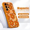 Масляная живопись Цветочный чехол Для Samsung S26 Edge S25 FE S24 Plus S23 S22 Ultra A15 A16 A17 A35 A36 A37 A54 A55 A56 A57 5G Магнитная матовая крышка
