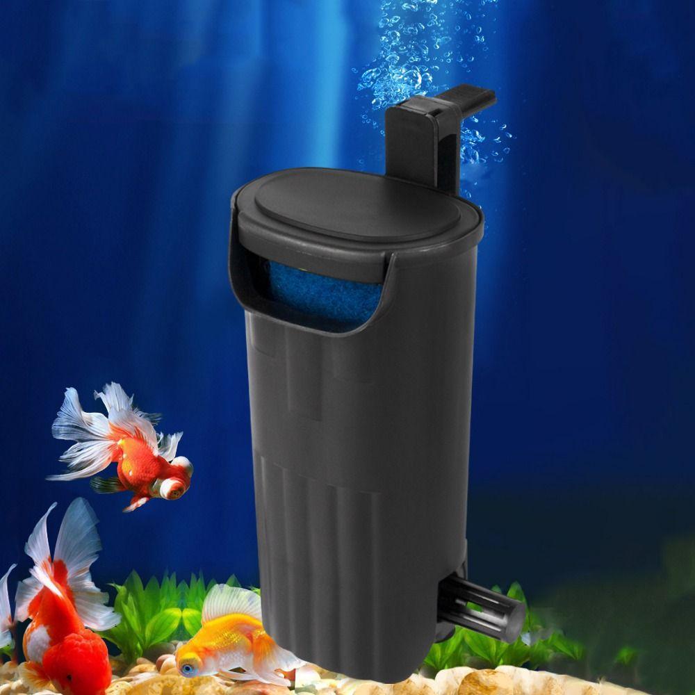 Фильтр для черепахового аквариума с низким уровнем воды, мелкий подвесной фильтр для водопада для небольшого аквариума