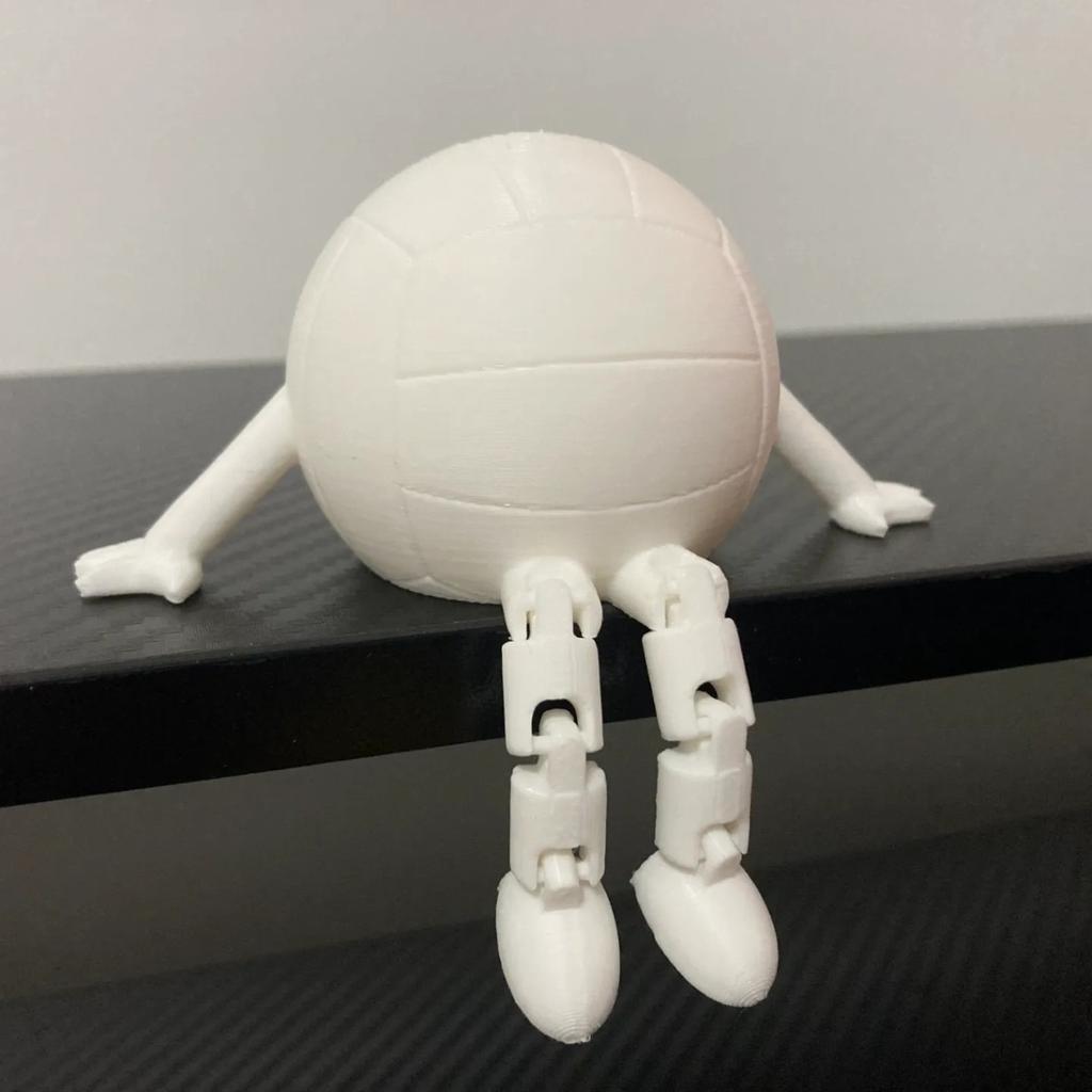 Basketball, Sitting Man , Basketball Sitting Posture, Small Figure Design, Craft Ornaments, Home Decorations