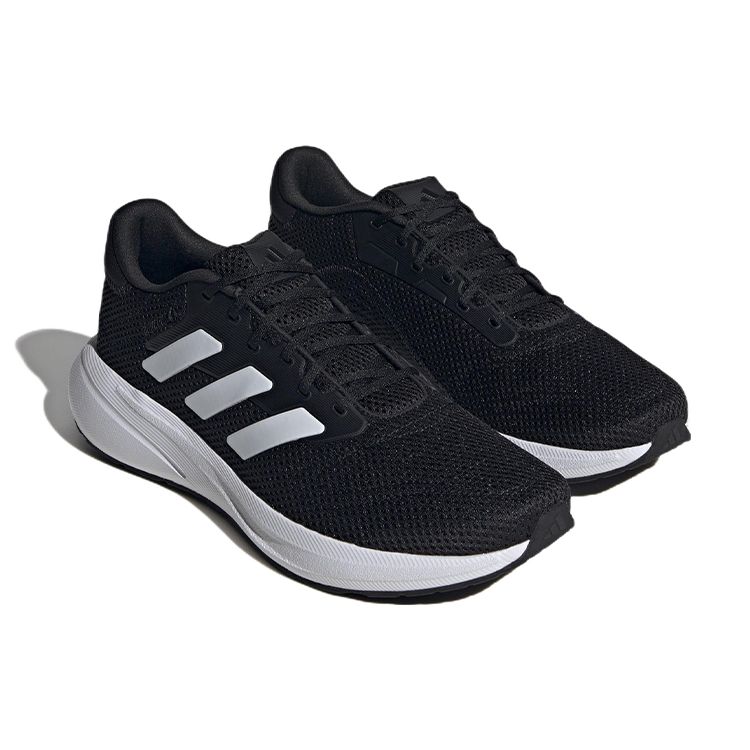 Adidas Кроссовки унисекс Response Runner черно-белые Core-Black Cloud-White ID7336
