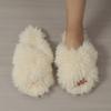 Women's Autumn Plush Cross-Fur Outdoor Slippers