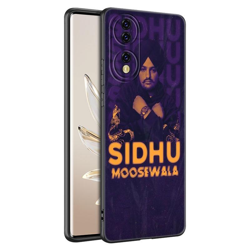 Черный чехол для телефона Sidhu Moose Wala для Honor 70 90 Lite X40 GT X50 i X5 Plus X6A X6S X7A X8A X8B X6 X7 X8 X9 4G X9A X9B 5G