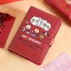 Cartoon Money Saving Challenge Book PU Leather Cash Budget Notebook  Family