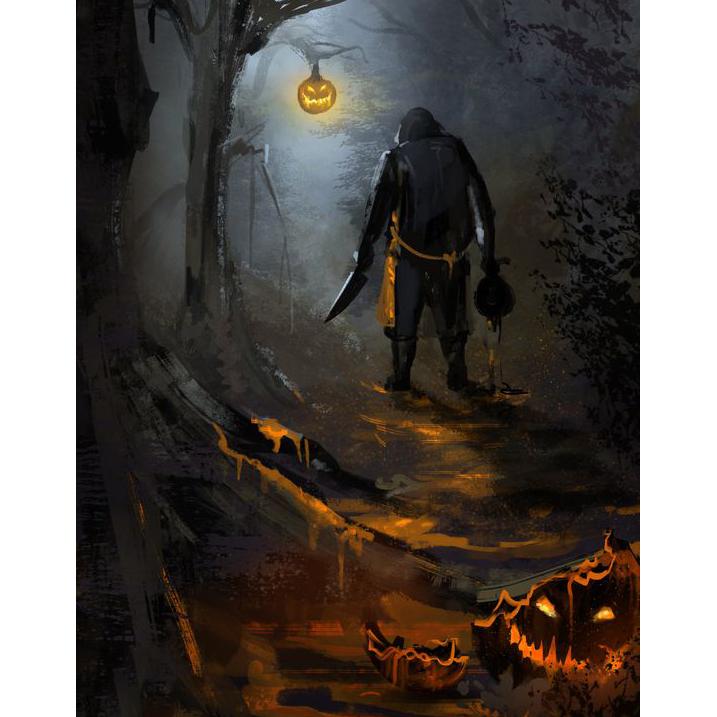 5d Алмазная картина Тыква Алмазная вышивка Животные Стразы ручной работы Домашний декор Подарок на День всех святых Рукоделие Вышивка крестом