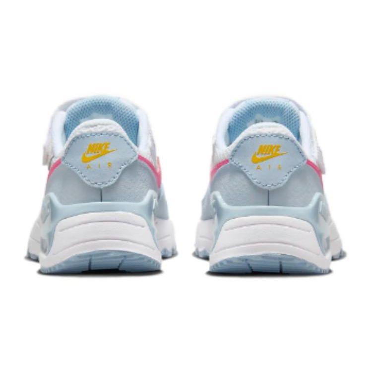 Nike Кроссовки Air Max SYSTM PS White Pinksicle Kids с синим оттенком Light-Armory-Blue DQ0285-113