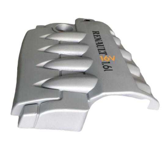 Верхняя защитная крышка двигателя для Renault Megane Mk2 II 1,6 16 В, автозапчасти черного и серого цвета 8200287536