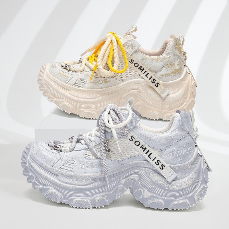 Strictly Selected Heightening Shoes 2025 Shoes Women's Shoes Versatile New Sports Shoes Women's Dad Shoes Summer Casual Shoes