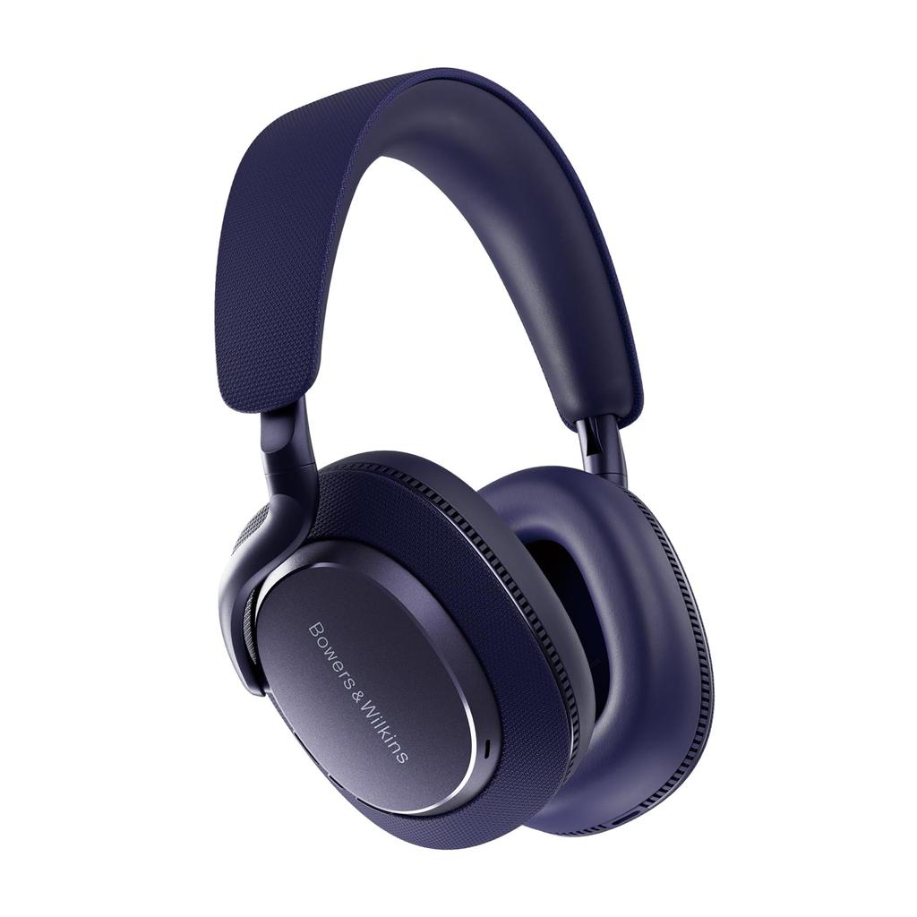 Bowers Wilkins Px7 S3 Wireless Headphones with Noise Lossless 40mm Dynamic and Wired Compatible & (Indigo Blue) Cancellation, Playback, Multi-Point,