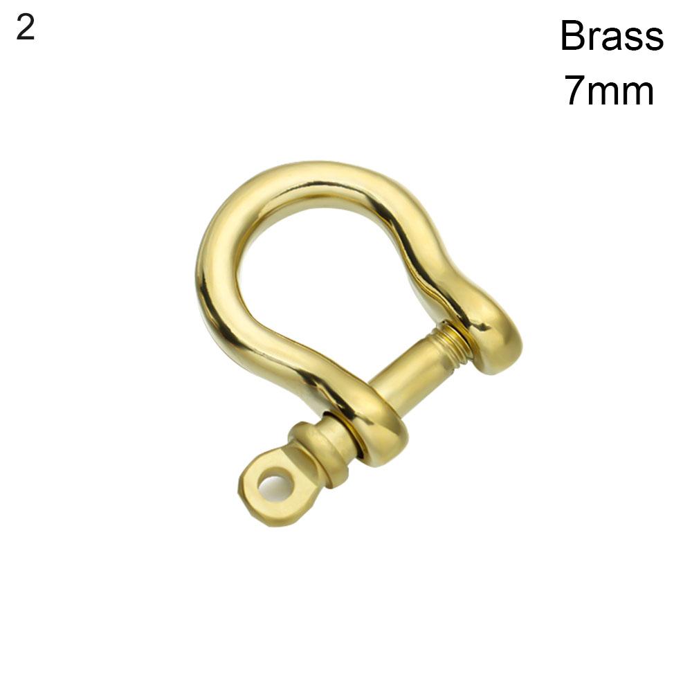 Пряжки из нержавеющей стали, скобы, брелок, твердый латунный карабин, брелок, крючок, кольцо для ключей, скобы в форме буквы D