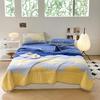 Summer Cooling Blanket Comforter Bedding Set Air Conditioning Quilt Latex Fitted Bedsheets and Pillowcases for Single Double Bed