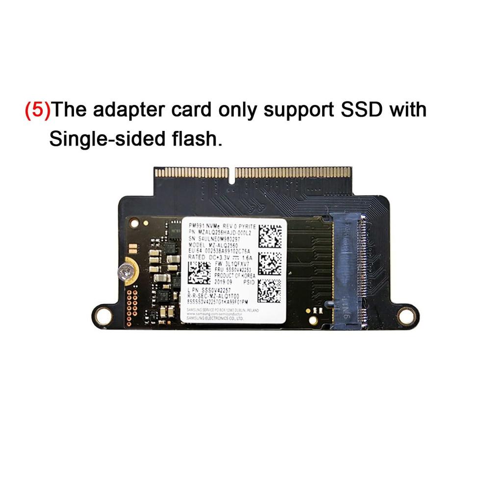 Адаптер для обновления MAC SSD Chenyang NVMe SSD-адаптер для преобразования для MAC Pro 2016 2017 A1708 2230/2242 мм M.2 13-дюймовый
