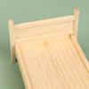 1Pcs Dollhouse Miniature Simulation Bed Model Diy Accessories Scene Furniture