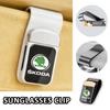 Car LOGO Glasses Holder Storage Emblem Accessories For Kamiq MK3 Roomster Rapid Kodiaq Karoq Fabia Enyaq Xknp33