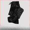 Summer Ice Silk Wide Leg Pants High Waist Thin Casual Trousers Women Loose Floor Length Pants