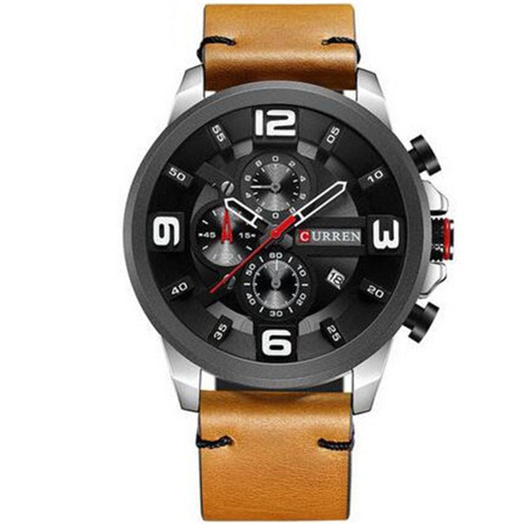 Мужские водонепроницаемые светящиеся наручные часы-будильник для бега