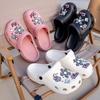Women's Hollow Hole Shoes Cartoon Fashion Two Wear Four Seasons Slippers Outdoor Beach Shoes